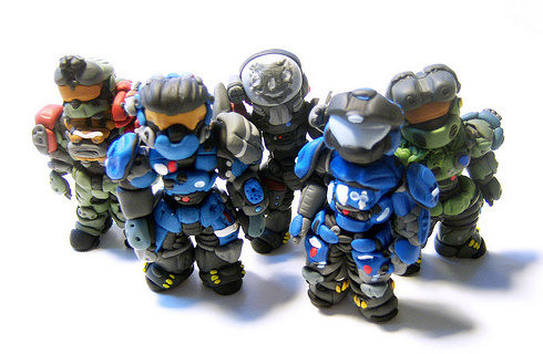 Halo Clay Sculptures