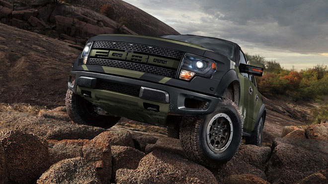 UNSC-themed, V8-powered 2013 Ford F-150 SVT Raptor Truck