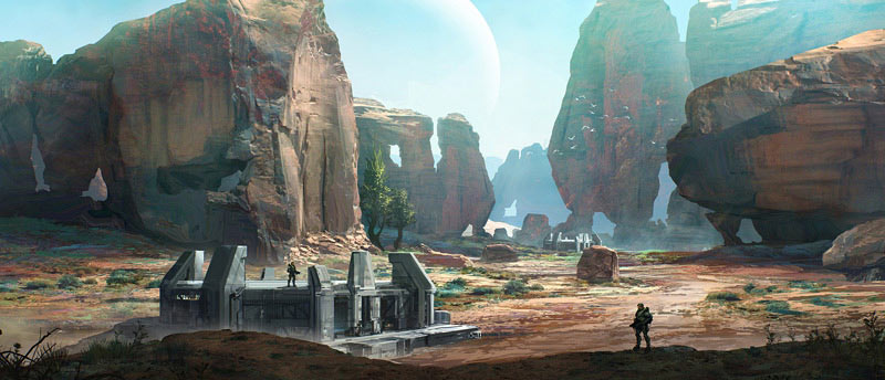 Halo 2: Anniversary Coagulation Concept Art, as revealed at RTX 2014