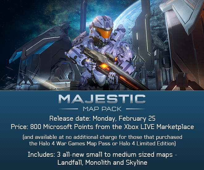 Halo 4 Majestic Map Pack Banner