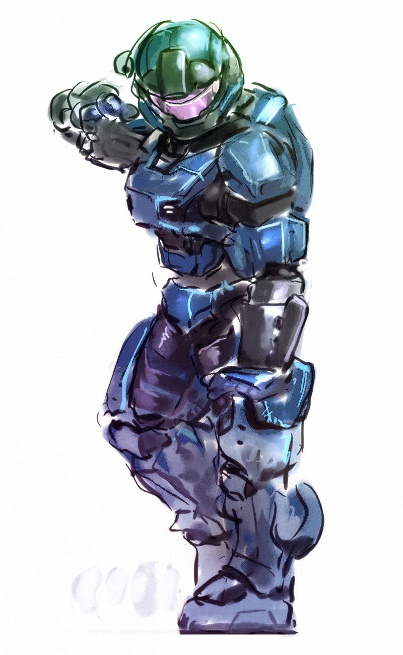 AssaultGodzilla collects Japanese Halo Fan Art - Part 3