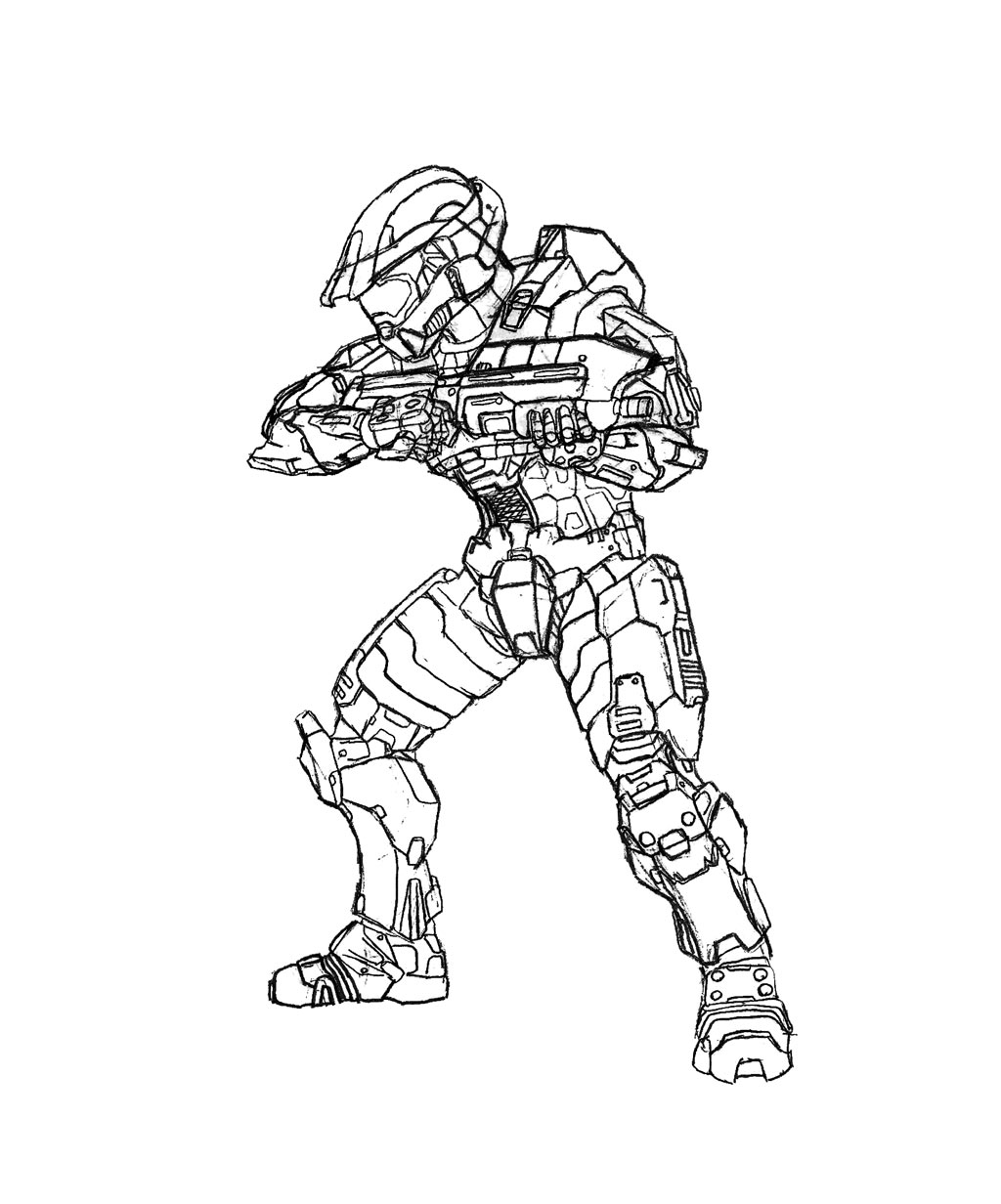 Halo Wars Vulcan - Free Coloring Pages